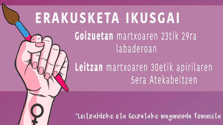 'Zer da zuretzat emakumea?' erakusketa ikusgai labaderoan, bihar arte