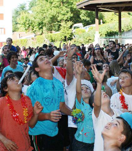 Festa giroa nonahi gaur, Santio Egunez