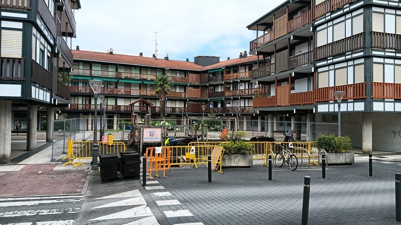 Udala egokitzapen-lanak egiten  ari da Lanberri haur-parkean